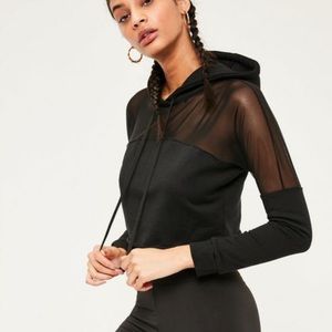 💘BRAND NEW💘 MISSGUIDED CROP HOODIE